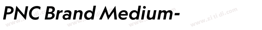 PNC Brand Medium字体转换 PNC Brand Medium字体转换
